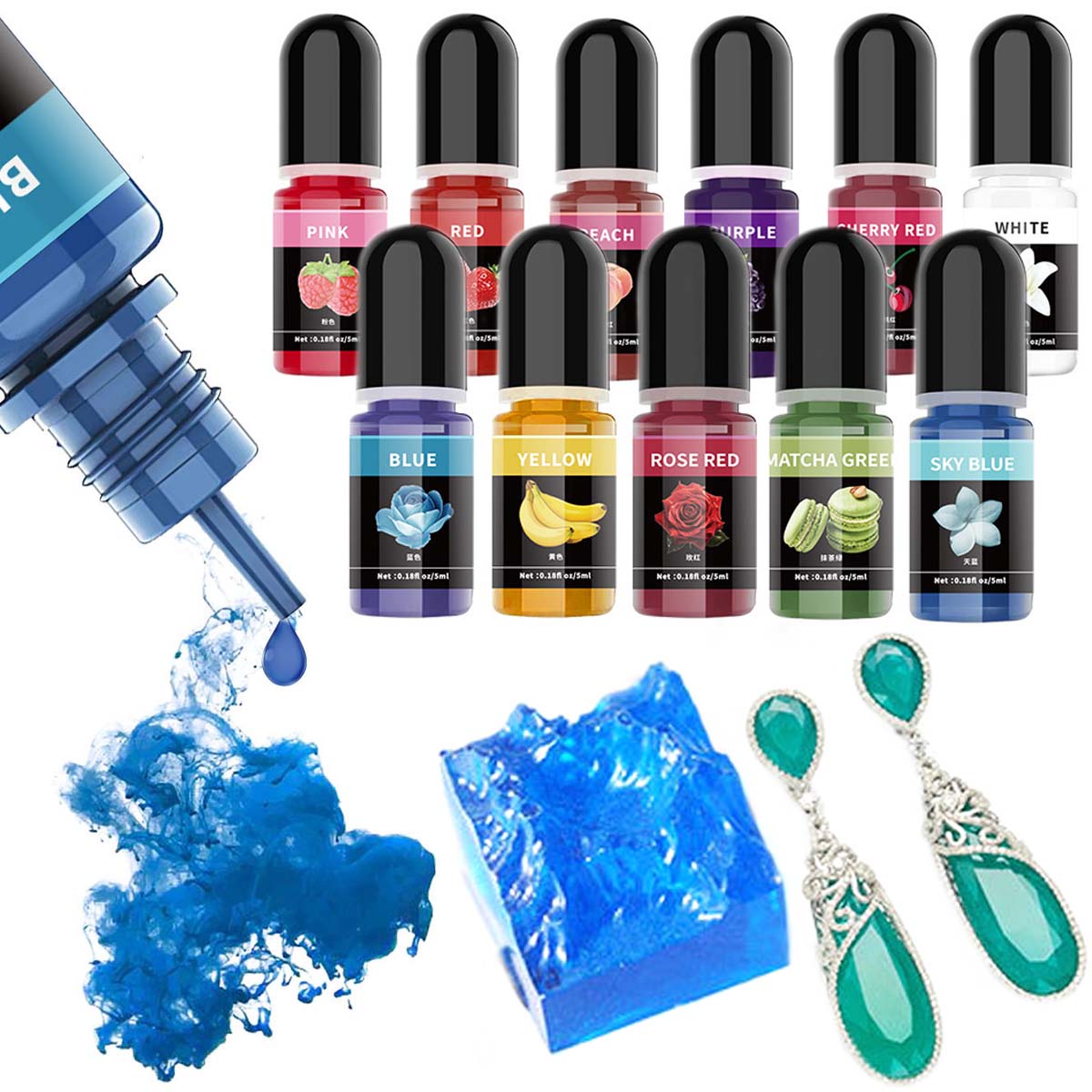 5ml/Bottle Epoxy Resin Pigment - Resin Art Glue review and price
