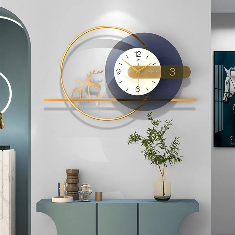 Modern Metal Wall Clocks Livin - Resin Art Clock review and price