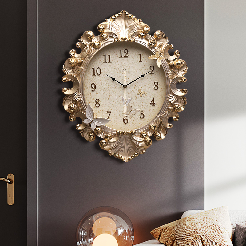 European Style Room Wall Clock - Resin Art Clock review and price
