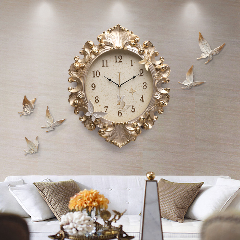 European Style Room Wall Clock - Resin Art Clock review and price